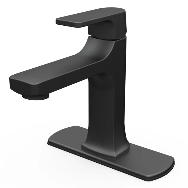 American Standard Lez 1-Handle Bathroom Faucet - Matte Black - 6-in - Image 3