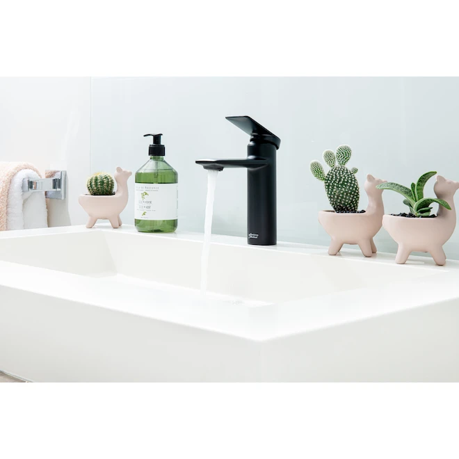 American Standard Dieppe 1-Handle Bathroom Faucet - Matte Black - 6-in - Image 4