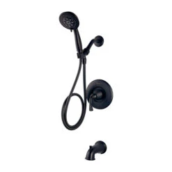 Pfister Solita Tuscan Bronze 1-Handle Bathtub And Shower Faucet With Valve