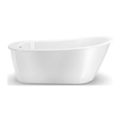 Sax Freestanding Bathtub - Fibreglass - 32-in X 60-in X 24.8-in - White