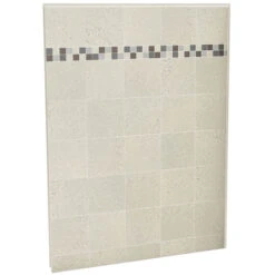 Maax Utile Shower Wall - Back Panel - 60-in X 80-in - Composite - Sahara