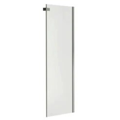 MAAX Halo Return Panel For 32-in Base - Clear Glass And Chrome Finish