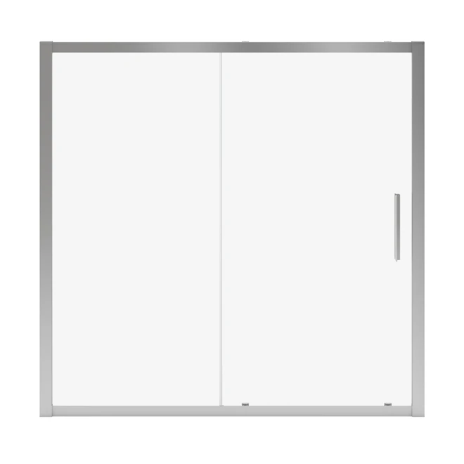 MAAX Connect Bathtub Door - 55-in To 57-in W. X 57-in H. - Chrome Frame