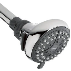 Waterpik Ecoflow Fixed Mount Shower Head - 4 Spray Settings - Chrome Finish - 1.6-gal./min