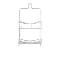 Better Living Venus Silver Aluminum 2-Tier Over-the-Showerhead Shower Caddy