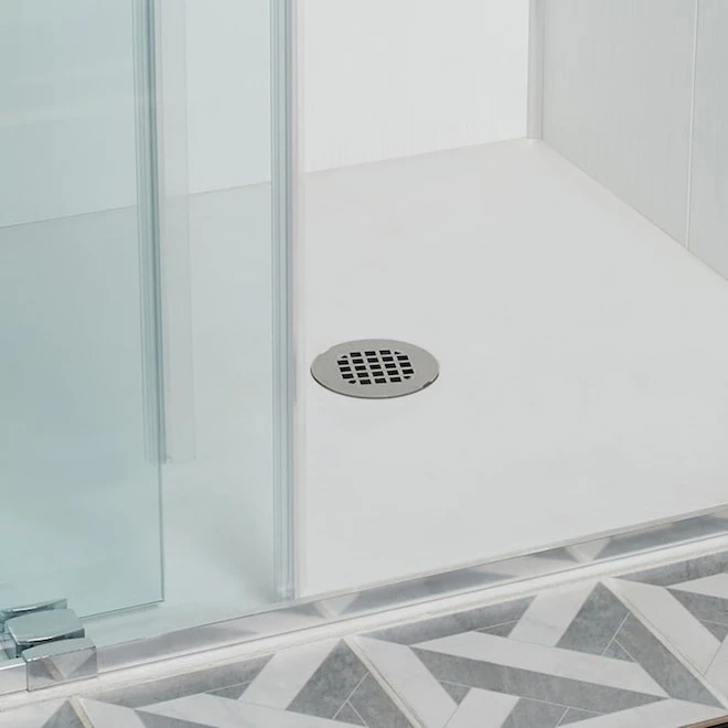 Oatey 4 1/4-in Diameter ABS Plastic And Stainless Steel Shower Drain - Image 2