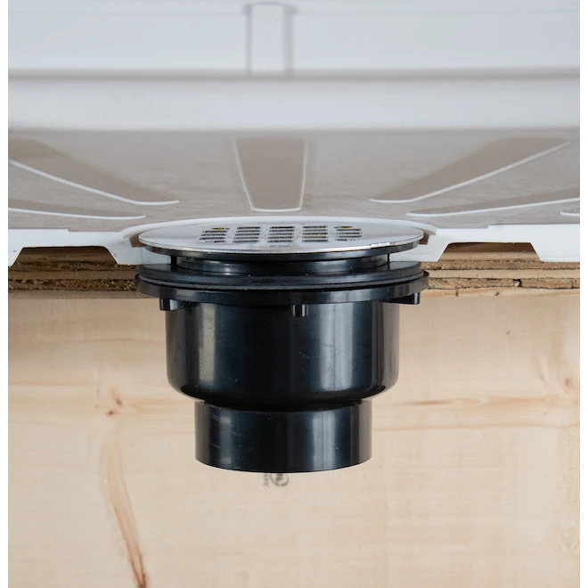 Oatey 4 1/4-in Diameter ABS Plastic And Stainless Steel Shower Drain