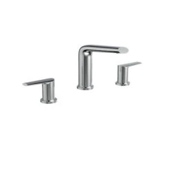 Belanger Opalia 2-Handle Bathroom Faucet With Presto Drain Polished Chrome