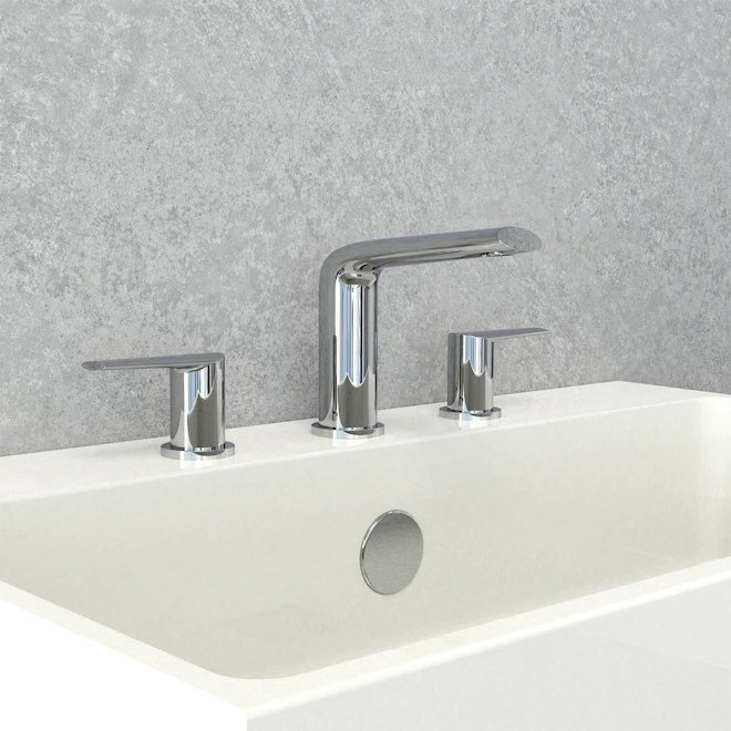 Belanger Opalia 2-Handle Bathroom Faucet With Presto Drain Polished Chrome - Image 3