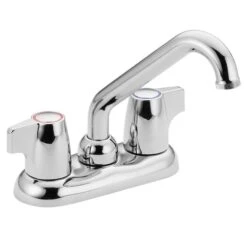 Moen Chateau Laundry Faucet 2 Blade Handles Chrome