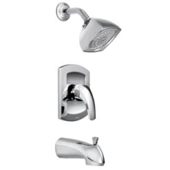 Moen Zarina Tub And Shower Faucet - 1 Handle - 6.65-L/min - Chrome