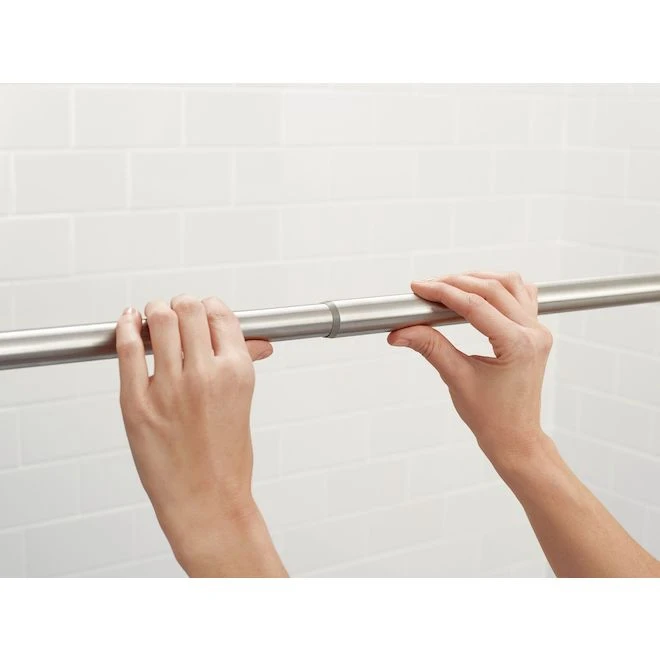Moen Fastlock 44-in To 72-in Brushed Nickel Tension Rod