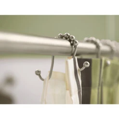 MOEN 12-Pack Brushed Nickel Double Hooks