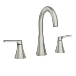 Moen Mikah Brushed Nickel 2-Handle Bathroom Faucet - Widespread