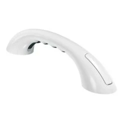 Bathtub Curved Grab Bar - 9'' - 250 Lb - White