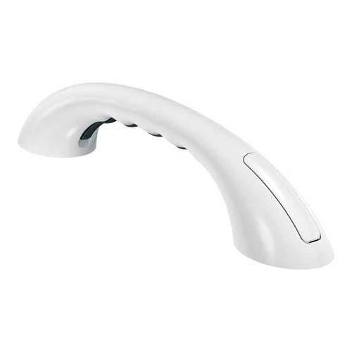Bathtub Curved Grab Bar - 9'' - 250 Lb - White