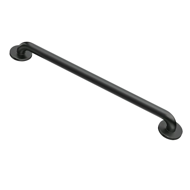 Moen Concealed Grab Bar 24 X 1.25 Matte Black