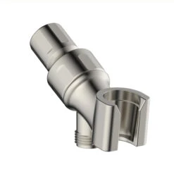 Project Source Plstic Handheld Shower Head Holder - Brushed Nickel Finish