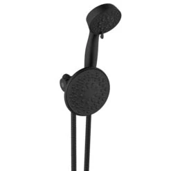 Project Source Shower Head And Handheld Shower Combo, Matte Black - 5 Settings