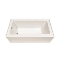 Technoform Plenitude Bathtub With Left-Hand Drain - 31-in X 60-in - Acrylic - White