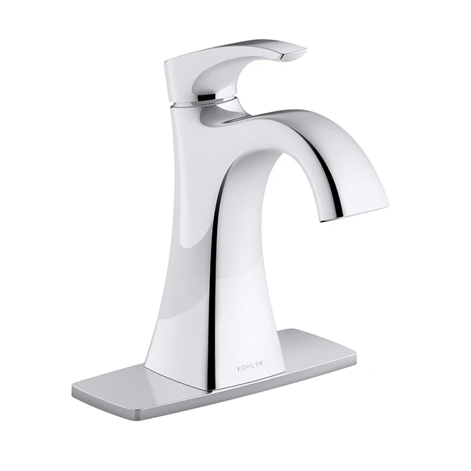 Kohler Maxton Bathroom Faucet - 1-Handle - Polished Chrome - Image 2