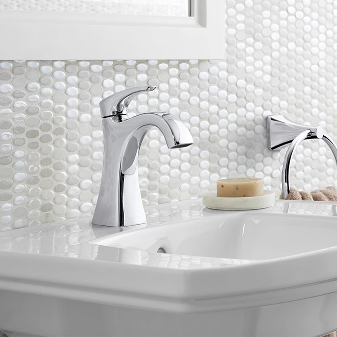 Kohler Maxton Bathroom Faucet - 1-Handle - Polished Chrome - Image 4