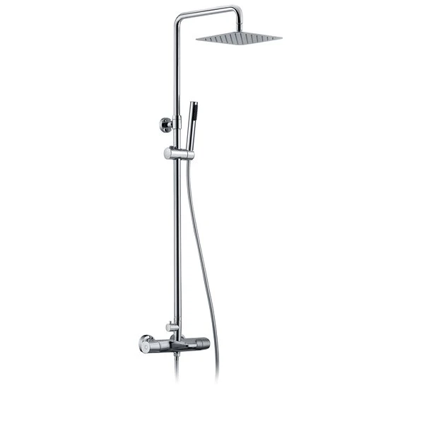 Jade Bath Jacki Polished Chrome Thermostatic Shower System - Polished Chrome - Image 2
