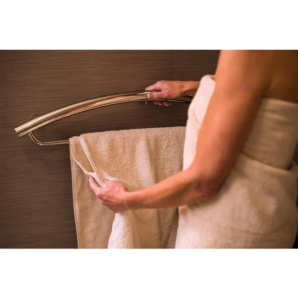 Invisia Collection 16-in Brushed Stainless Towel Bar