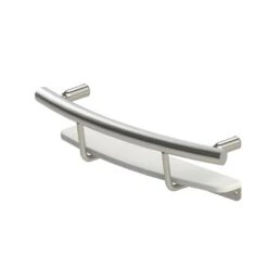 Invisia Collection Brushed Stainless Shampoo Shelf And Support Bar