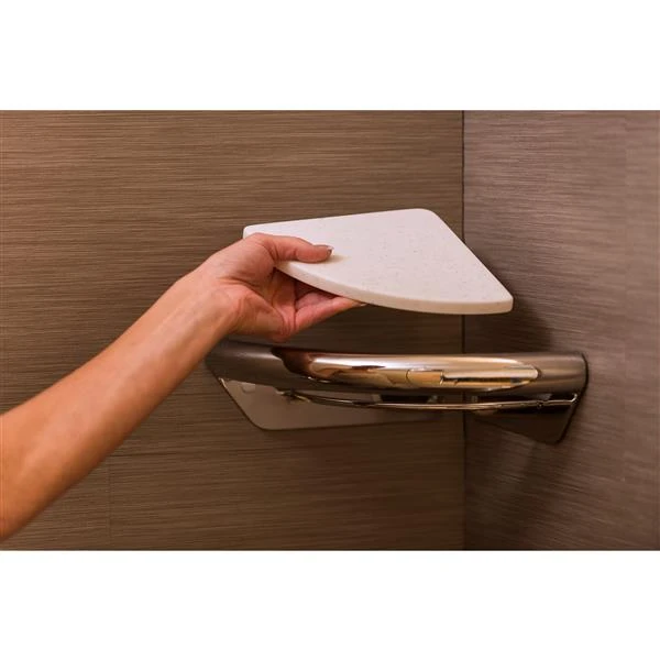 Invisia Collection Polished Chrome Corner Shelf