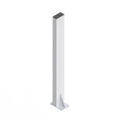 HealthCraft Products P.T. Rail™ White Floor Mast