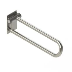 HealthCraft Products PT Rail™ 28-In Stainless Bathroom Safety Accessory With Hinged Left Side
