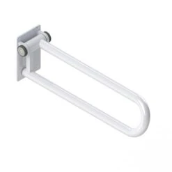 HealthCraft Products PT Rail™ 28-In White Bathroom Saftey Accessory With Hinged Left Side