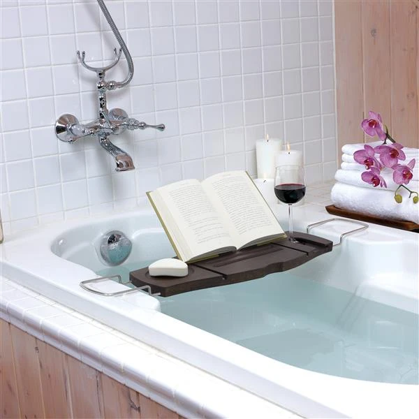 Umbra 27-in Walnut Bathtub Caddy - Image 2