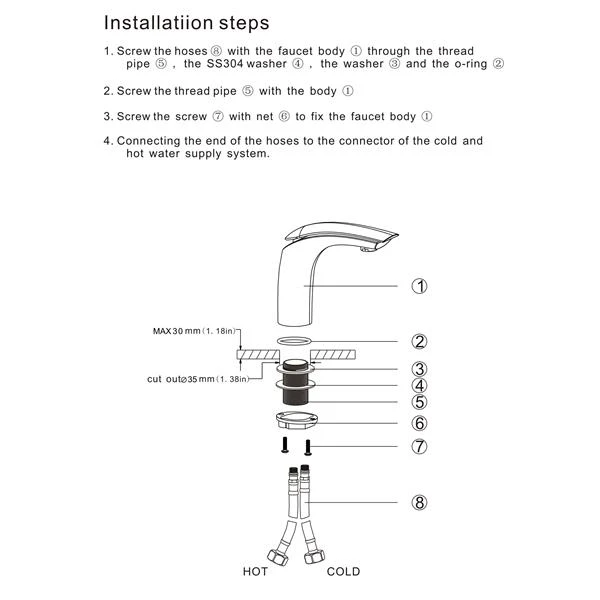 Sera Bathroom Vanity Faucet Studio, Chrome - Image 2