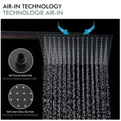 Clihome 3-function Shower System Oil-rubbed Bronze 1-handle Bathtub And Shower - Faucet Valve Included