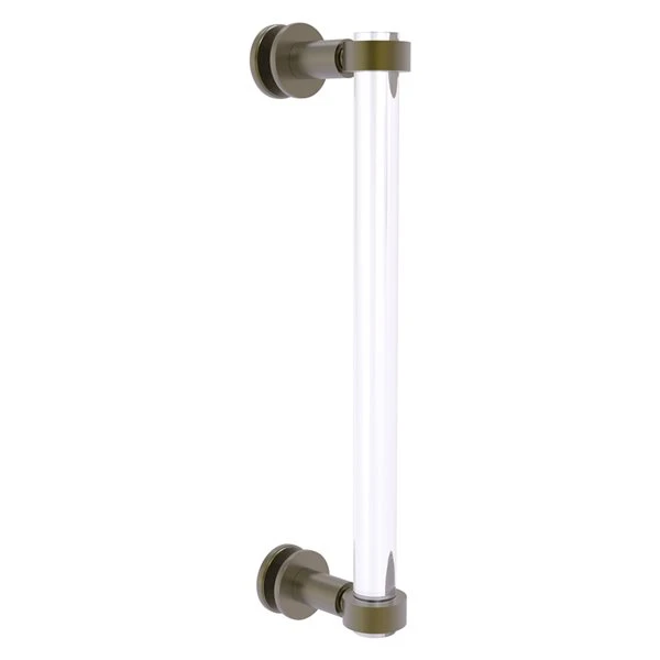 Allied Brass Clearview Antique Brass 12-in Single Side Shower Door Pull