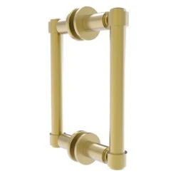Allied Brass Contemporary Satin Brass 6-in Back To Back Shower Door Pull