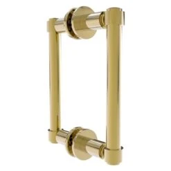 Allied Brass Contemporary Brass-plated 6-in Back To Back Shower Door Pull