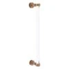 Allied Brass Clearview Brushed Bronze 18-in Single Side Shower Door Pull