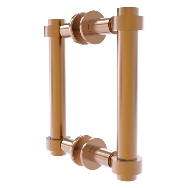 Allied Brass Contemporary 6-in Back To Back Shower Door Pull In Brushed Bronze