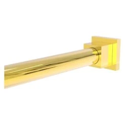 Allied Brass Montero Polished Brass Shower Rod Wall Supports - 2-Pack