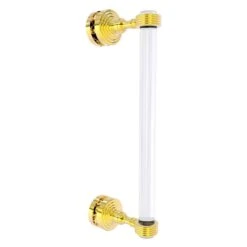 Allied Brass Pacific Grove Polished Brass 12-in Hinged Shower Door Pull