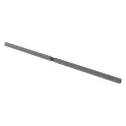 Allied Brass 72-in Matte Grey Fixed Single Straight Shower Rod