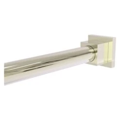 Allied Brass Montero Polished Nickel Brass Shower Rod Wall Supports - 2-Pack