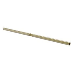 Allied Brass 60-in Satin Brass Fixed Single Straight Shower Rod
