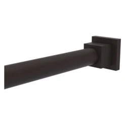 Allied Brass Montero Oil Rubbed Bronze Brass Shower Rod Wall Supports - 2-Pack