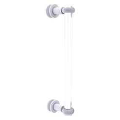 Allied Brass Clearview 12-in White Hinged Shower Door Handle