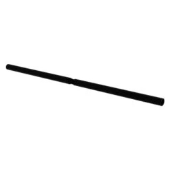 Allied Brass 60-in Matte Black Fixed Single Straight Shower Rod