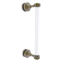 Allied Brass Pacific Grove Antique Brass 12-in Hinged Shower Door Pull